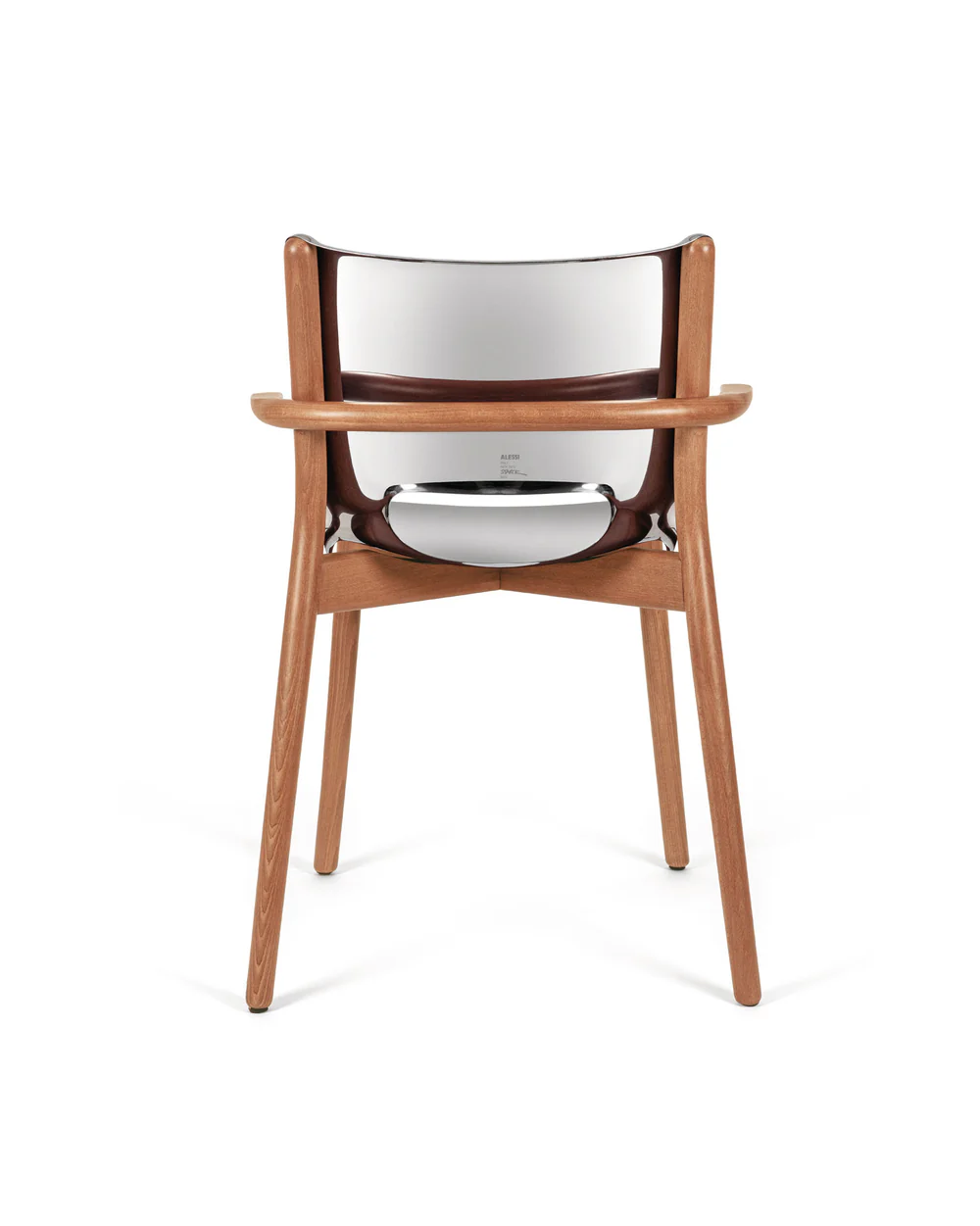 Poêle Collection Monoshell chair with armrests