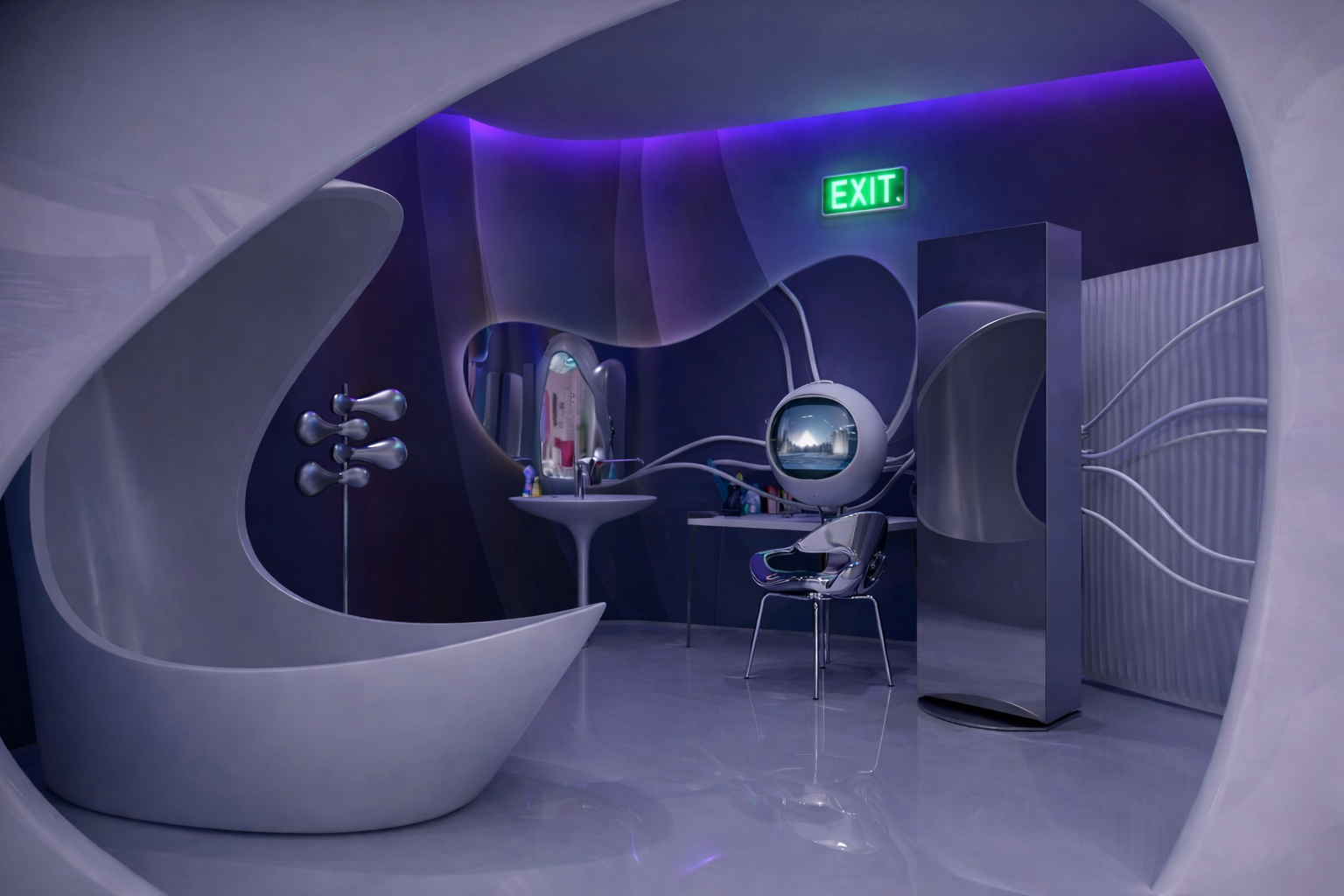 Y2K Futurist Interior Design Tips, Vol. 1