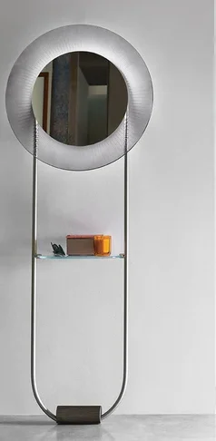 Fiam Kathleen Floor Mirror w LED Light