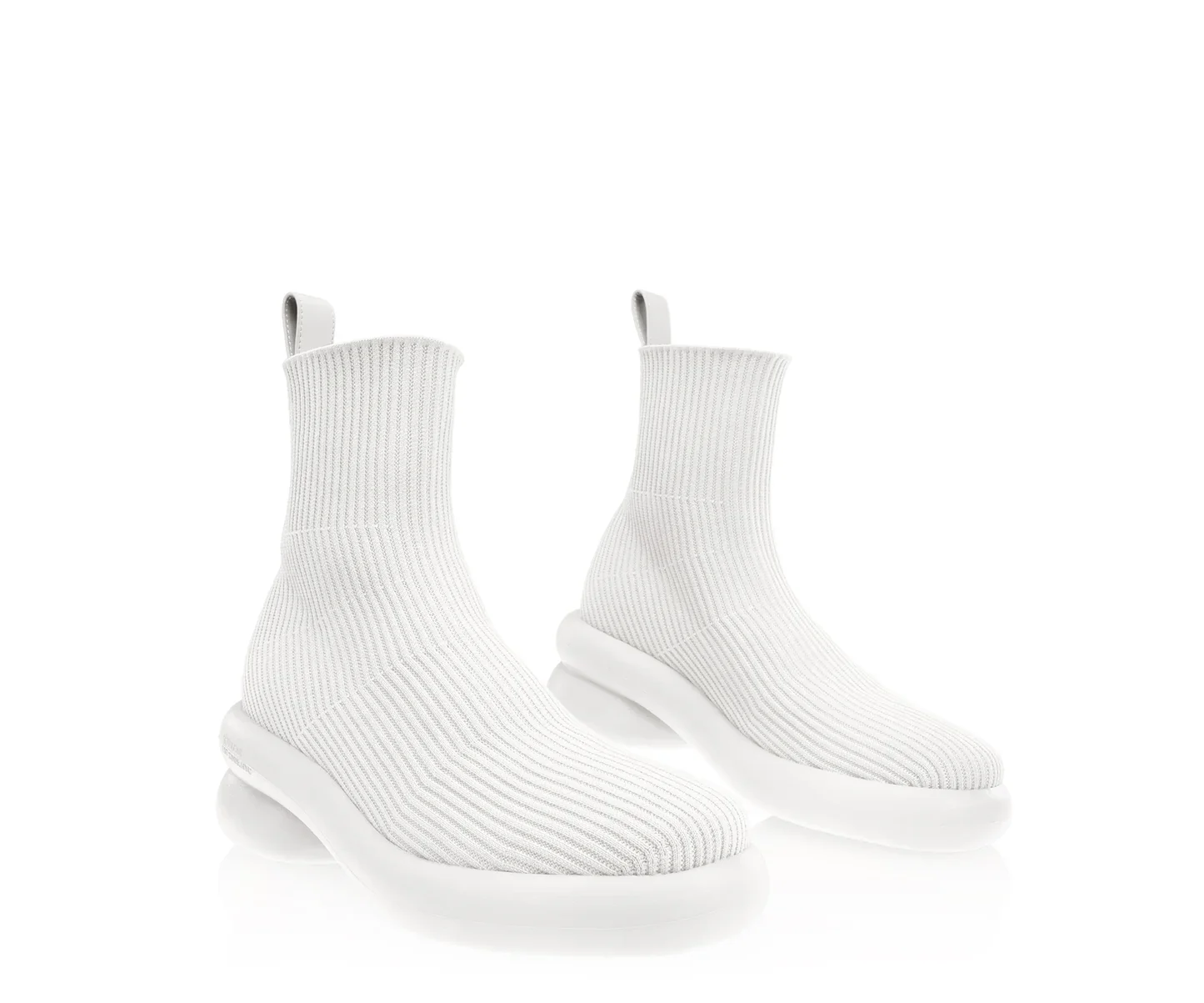 TELFAR Knit Modular Boot White