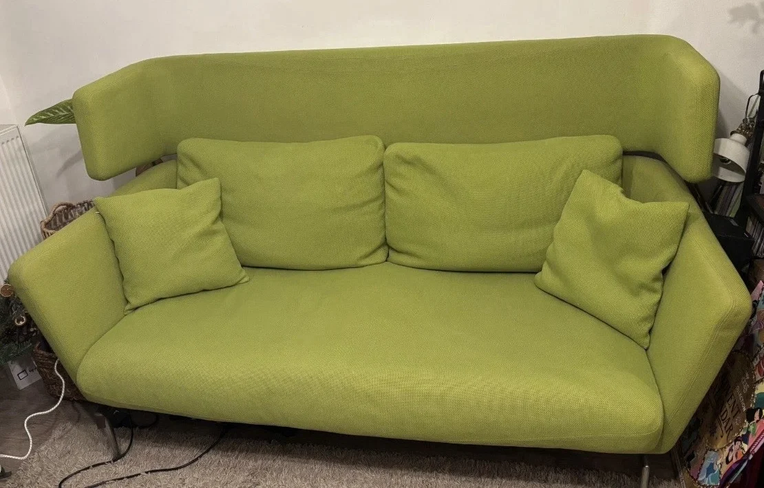 Ebay Vitra Suita By Antonio Citterio 3 Seater Sofa with Head Section Grass Green