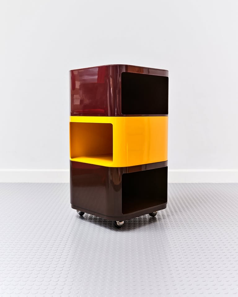 FBM Vintage Modular Storage Unit ‘Componibili’ by Anna Castelli for Kartell Italy C.1960