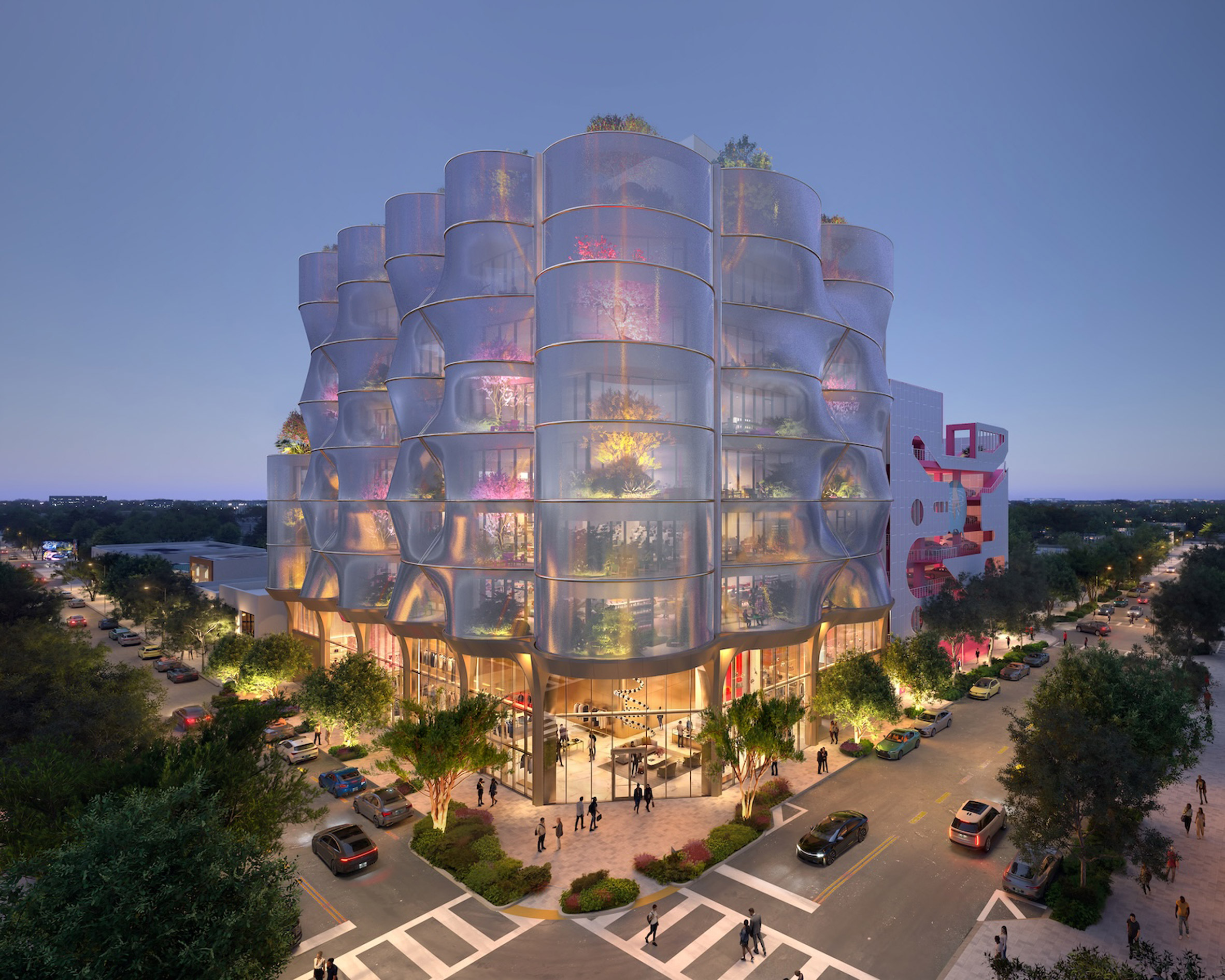 Snohetta Miami Mesh Covered Dezeen