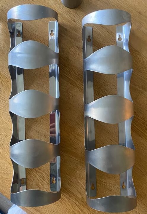FBM Ikea Stainless Steel Wine Rack Pair Vurm