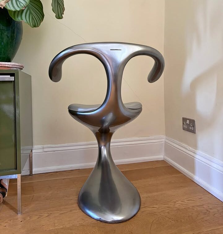 FBM YPSILON / Little Armchair in silver