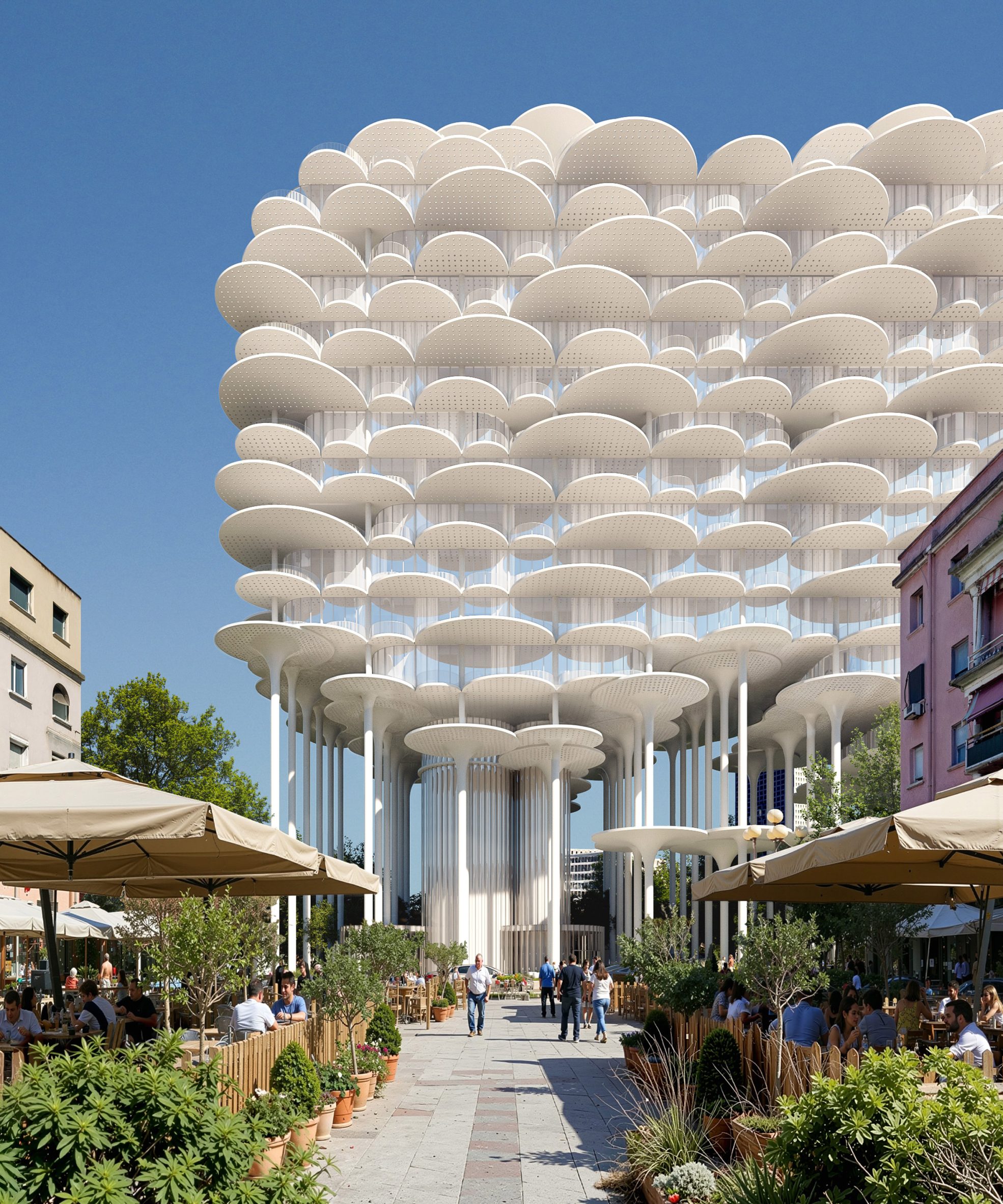 BIG architects TIRANA Fountain Tower